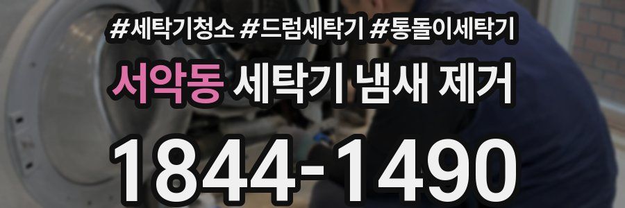 서악동 세탁기 냄새 제거