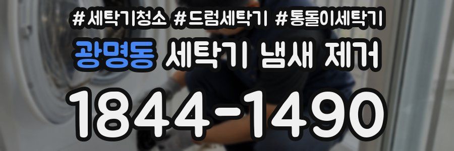 광명동 세탁기 냄새 제거