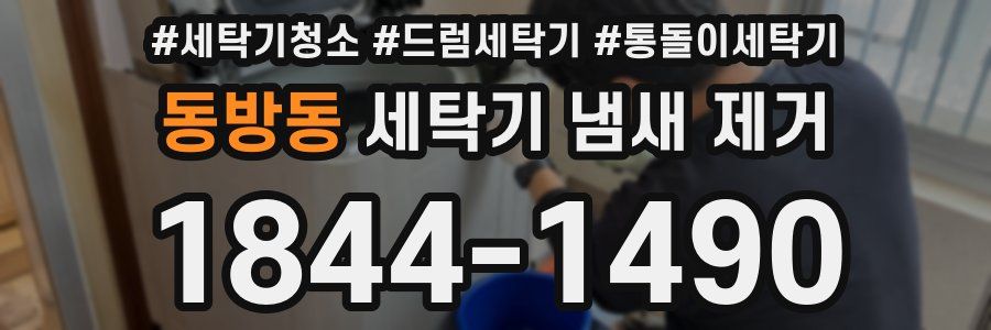 동방동 세탁기 냄새 제거