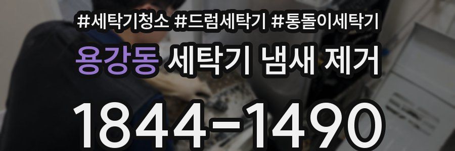 용강동 세탁기 냄새 제거