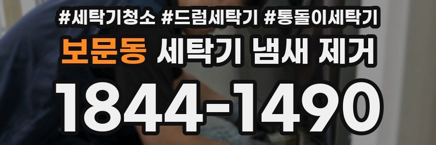 보문동 세탁기 냄새 제거