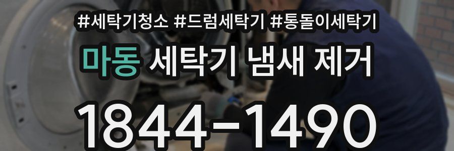 마동 세탁기 냄새 제거