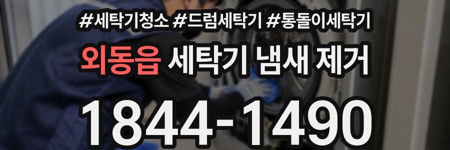 외동읍 세탁기 냄새 제거
