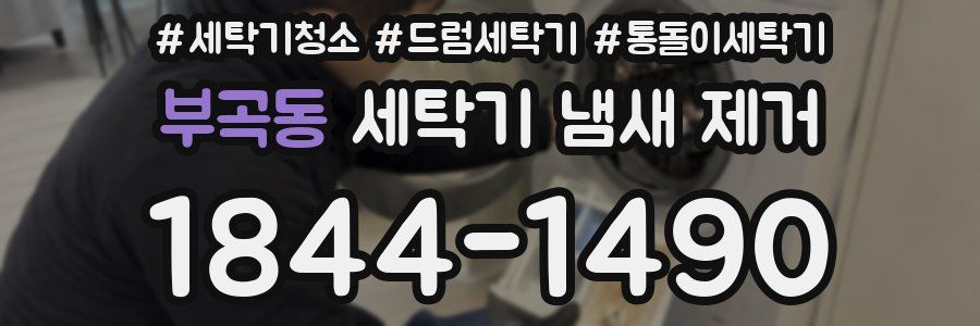 부곡동 세탁기 냄새 제거