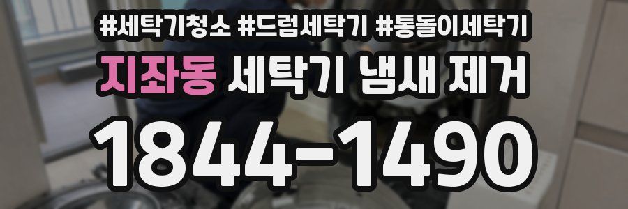 지좌동 세탁기 냄새 제거