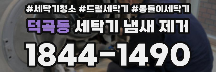 덕곡동 세탁기 냄새 제거