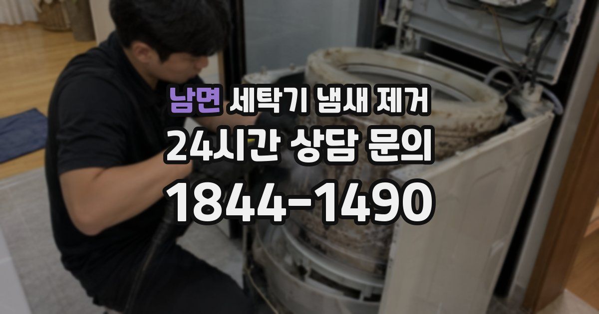 남면 세탁기 냄새 제거