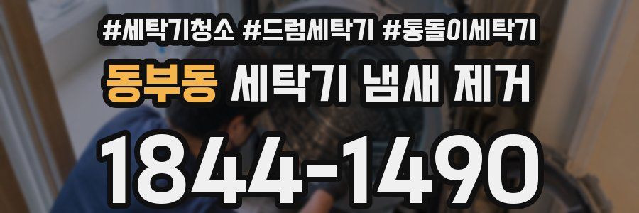 동부동 세탁기 냄새 제거