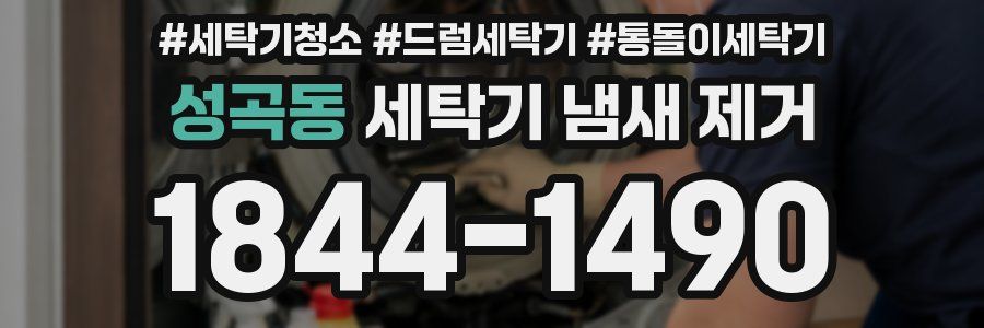 성곡동 세탁기 냄새 제거