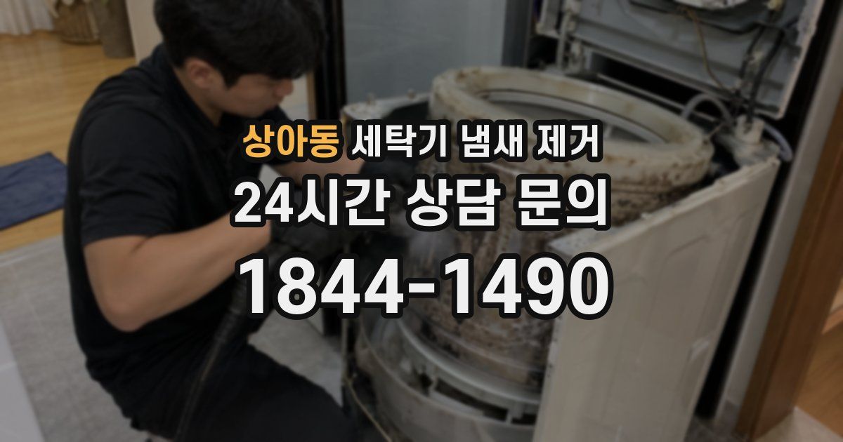 상아동 세탁기 냄새 제거