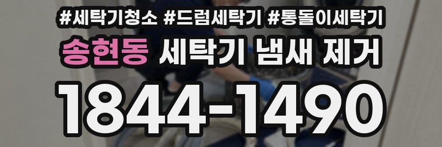 송현동 세탁기 냄새 제거