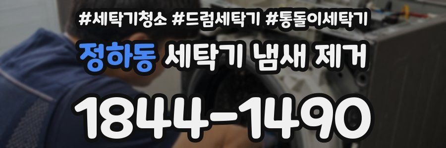 정하동 세탁기 냄새 제거