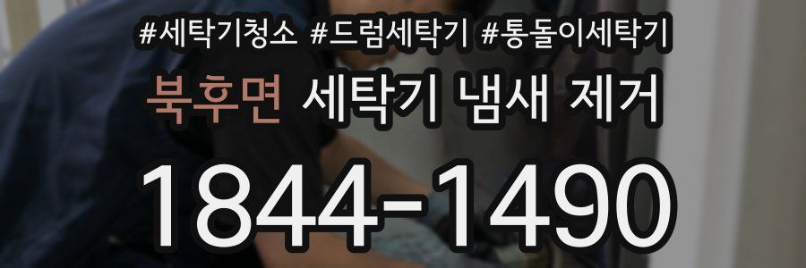 북후면 세탁기 냄새 제거