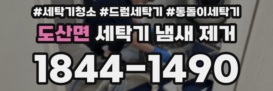 도산면 세탁기 냄새 제거