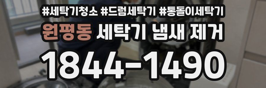 원평동 세탁기 냄새 제거