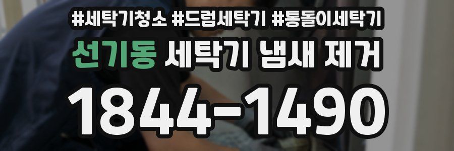 선기동 세탁기 냄새 제거