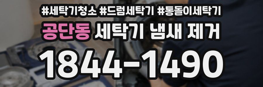 공단동 세탁기 냄새 제거
