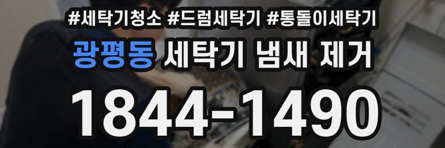 광평동 세탁기 냄새 제거