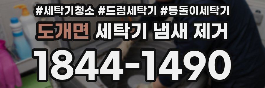 도개면 세탁기 냄새 제거