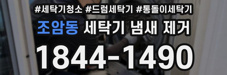 조암동 세탁기 냄새 제거