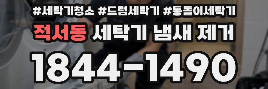 적서동 세탁기 냄새 제거