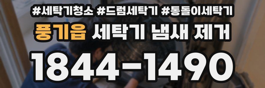 풍기읍 세탁기 냄새 제거