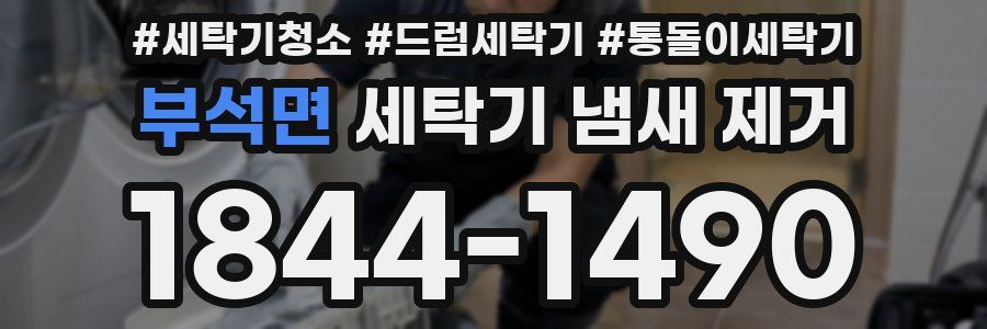 부석면 세탁기 냄새 제거