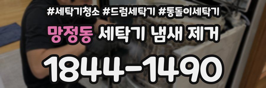 망정동 세탁기 냄새 제거
