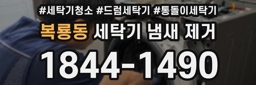 복룡동 세탁기 냄새 제거