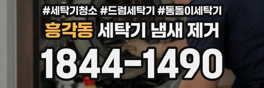 흥각동 세탁기 냄새 제거