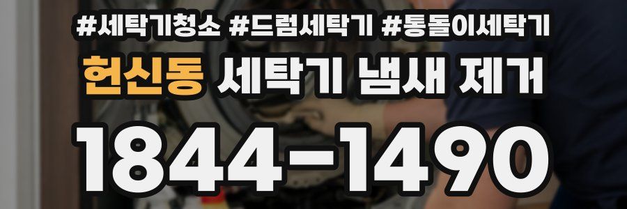 헌신동 세탁기 냄새 제거
