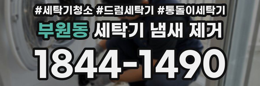 부원동 세탁기 냄새 제거