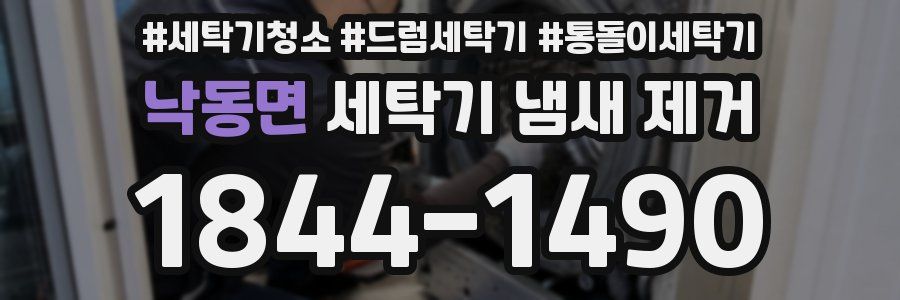 낙동면 세탁기 냄새 제거