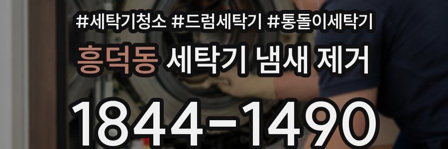 흥덕동 세탁기 냄새 제거