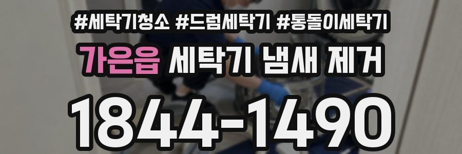가은읍 세탁기 냄새 제거