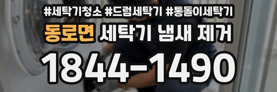 동로면 세탁기 냄새 제거