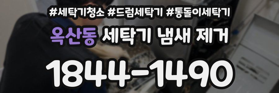 옥산동 세탁기 냄새 제거