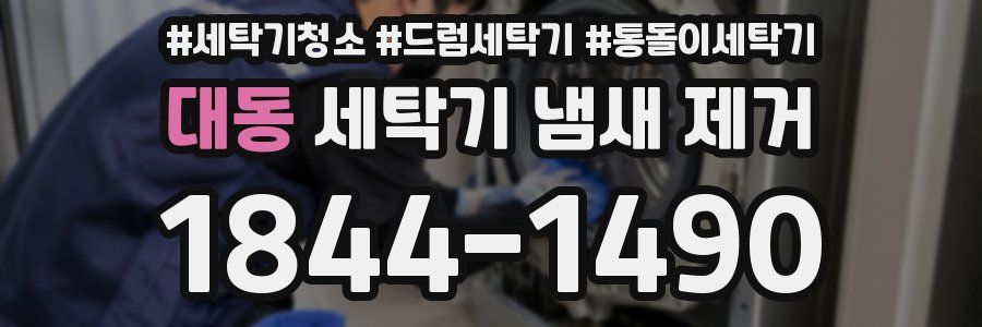대동 세탁기 냄새 제거