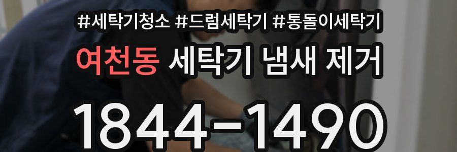 여천동 세탁기 냄새 제거