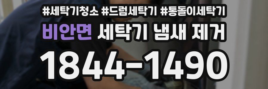 비안면 세탁기 냄새 제거