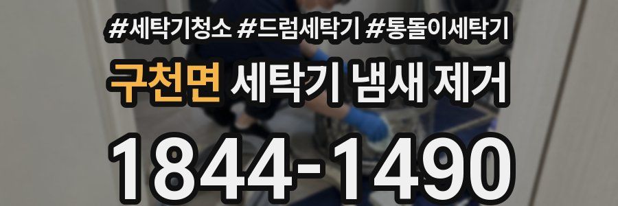 구천면 세탁기 냄새 제거