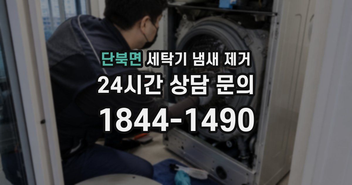 단북면 세탁기 냄새 제거