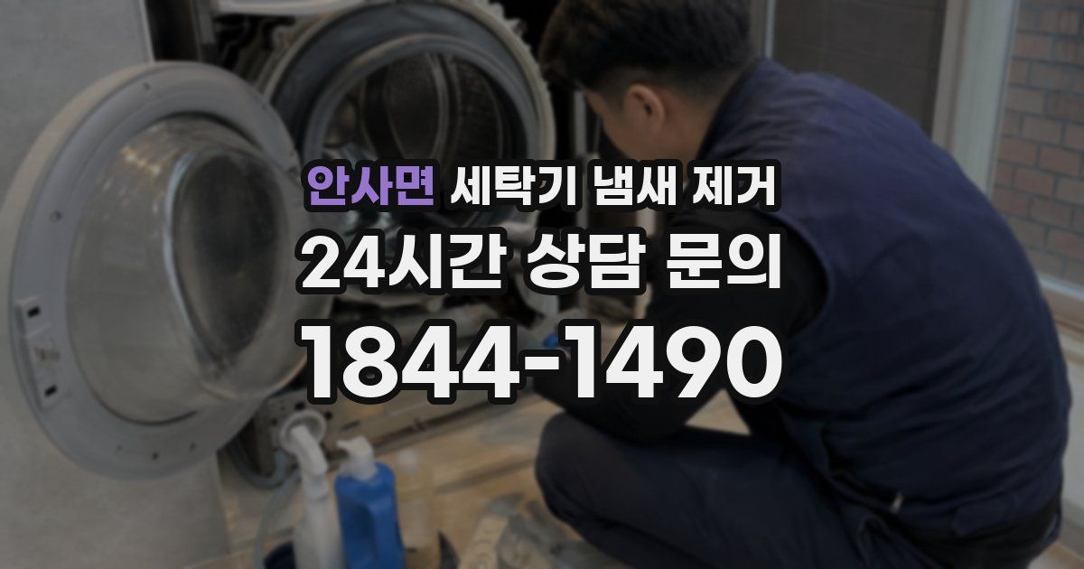 안사면 세탁기 냄새 제거