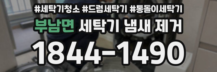 부남면 세탁기 냄새 제거
