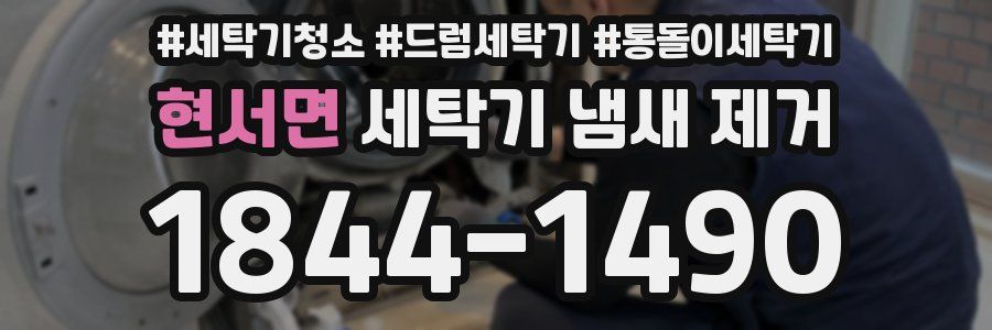 현서면 세탁기 냄새 제거