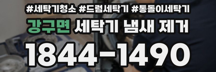 강구면 세탁기 냄새 제거