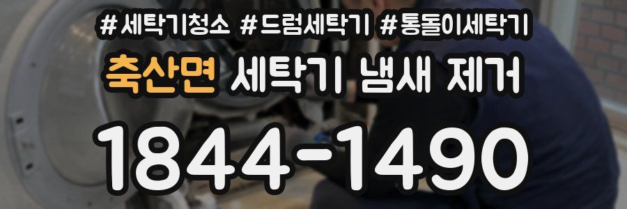 축산면 세탁기 냄새 제거