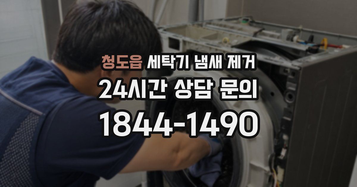 청도읍 세탁기 냄새 제거