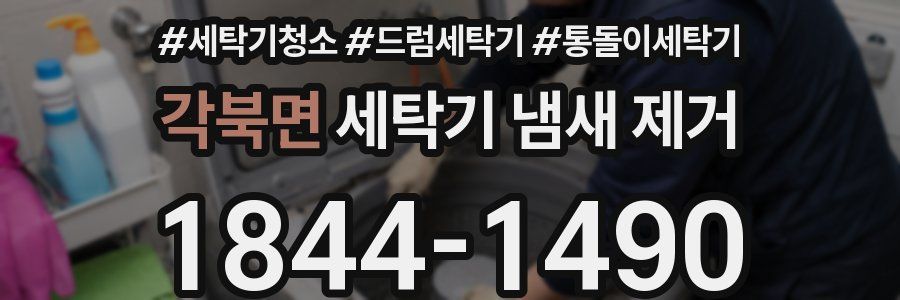 각북면 세탁기 냄새 제거
