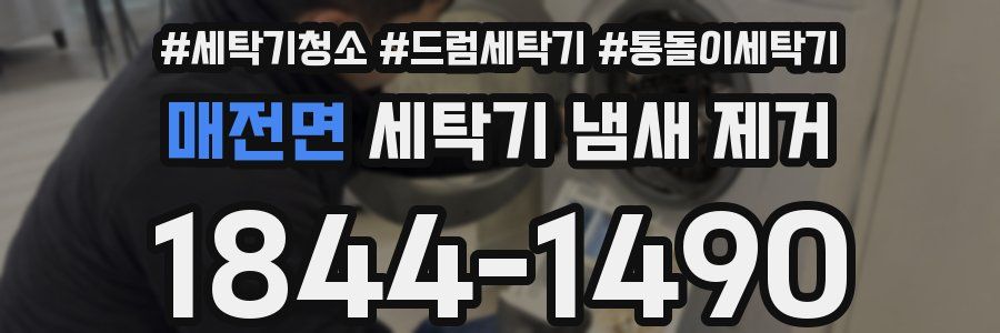 매전면 세탁기 냄새 제거